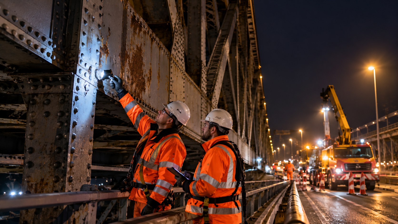 Inspectie brugviaduct